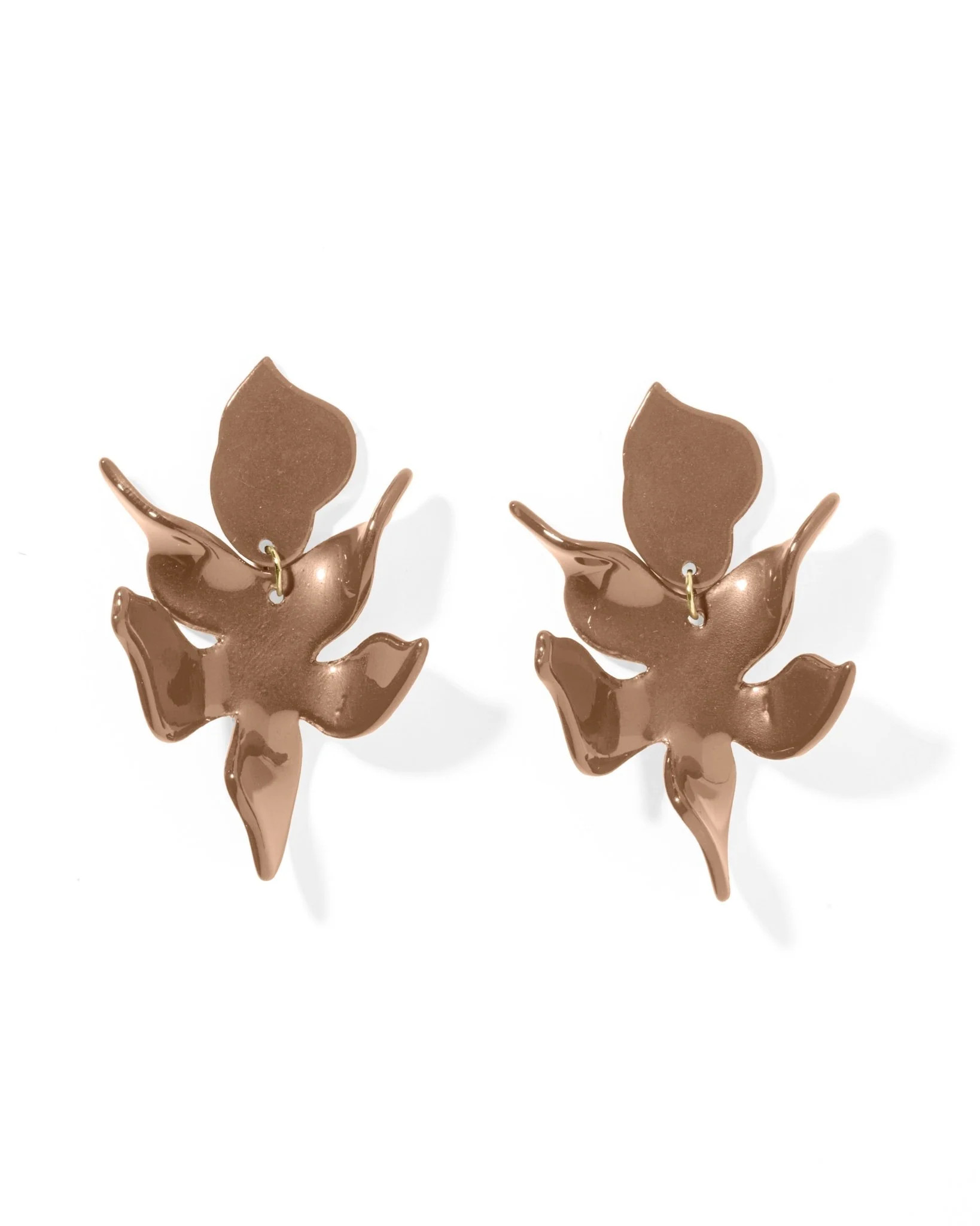 Flora Statement Earrings - Espresso | LINNY CO LLC