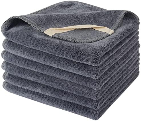 SINLAND Microfiber Facial Cloths Fast Drying Washcloth Absorbent Face Wash Cloth Soft Makeup Remo... | Amazon (US)