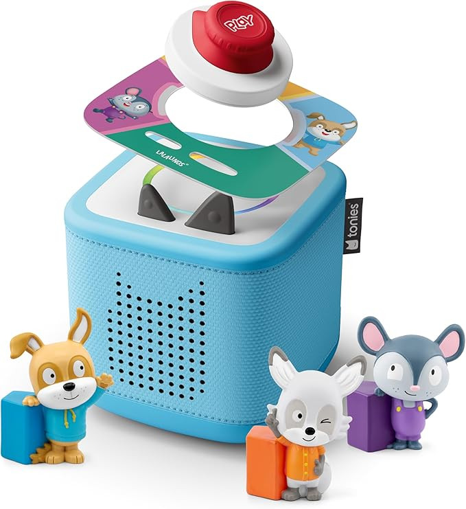 Toniebox 2 Audio Player Bundle for Kids 3+ with Lalalinos Akio, Cosmo, Scout Figurines and Toniep... | Amazon (US)
