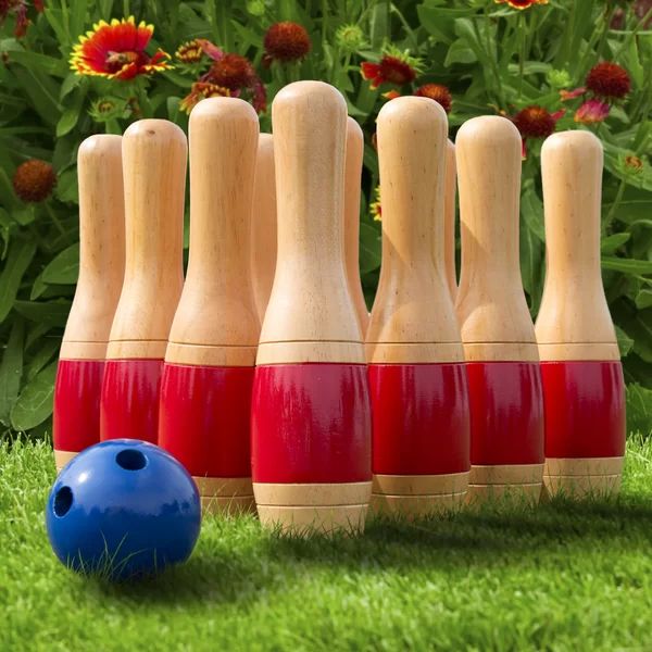 Hey! Play! Wood Bowling Game with Carrying Case | Wayfair North America