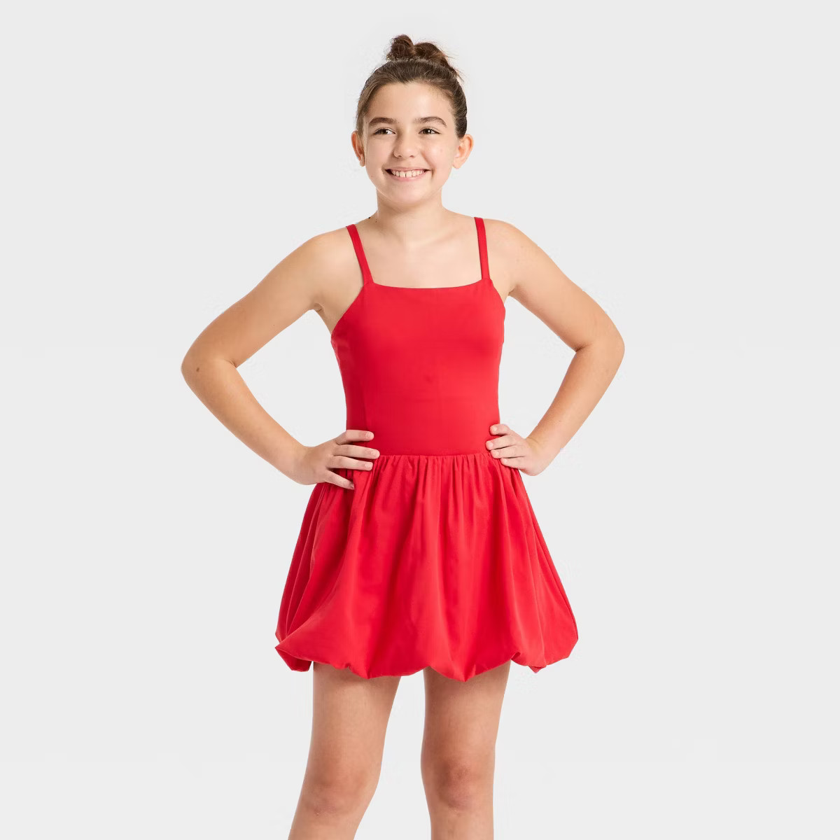 Girls' Bubble Hem Dress - All In Motion™ | Target