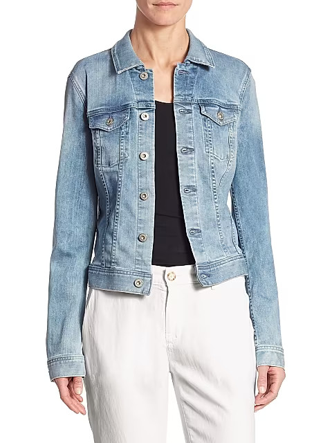 Robyn Denim Light Wash Jacket | Saks Fifth Avenue