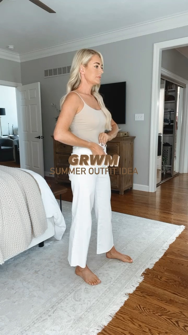 Wearing a small in tank & 27 in jeans (I always size up one in white denim)

Crochet top, crochet tank, white jeans, white denim, wide leg jeans, sandals, summer outfit 

#LTKFind #LTKstyletip #LTKSeasonal