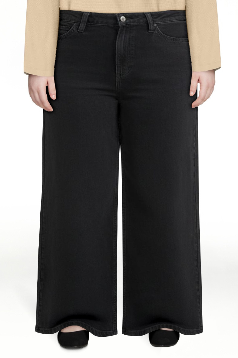 Lee® Women's Heritage A-Line Wide Leg Denim Trouser Jeans, Sizes 2-18 | Walmart (US)