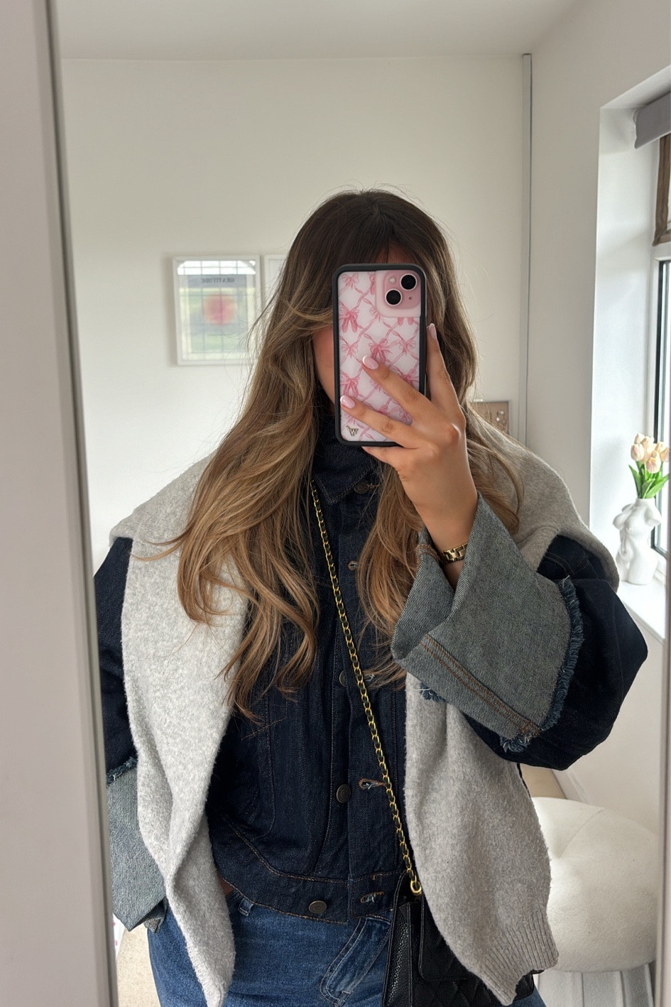 Hollister, Zara, Wildflower, Amazon, Topshop, Asos, transitional outfit, transitional style, spring outfit, spring fashion, denim jacket, grey knit jumper, dad jeans, double denim, cropped denim jacket, spring outfit ideas, style inspiration 

#LTKstyletip #LTKSeasonal #LTKeurope