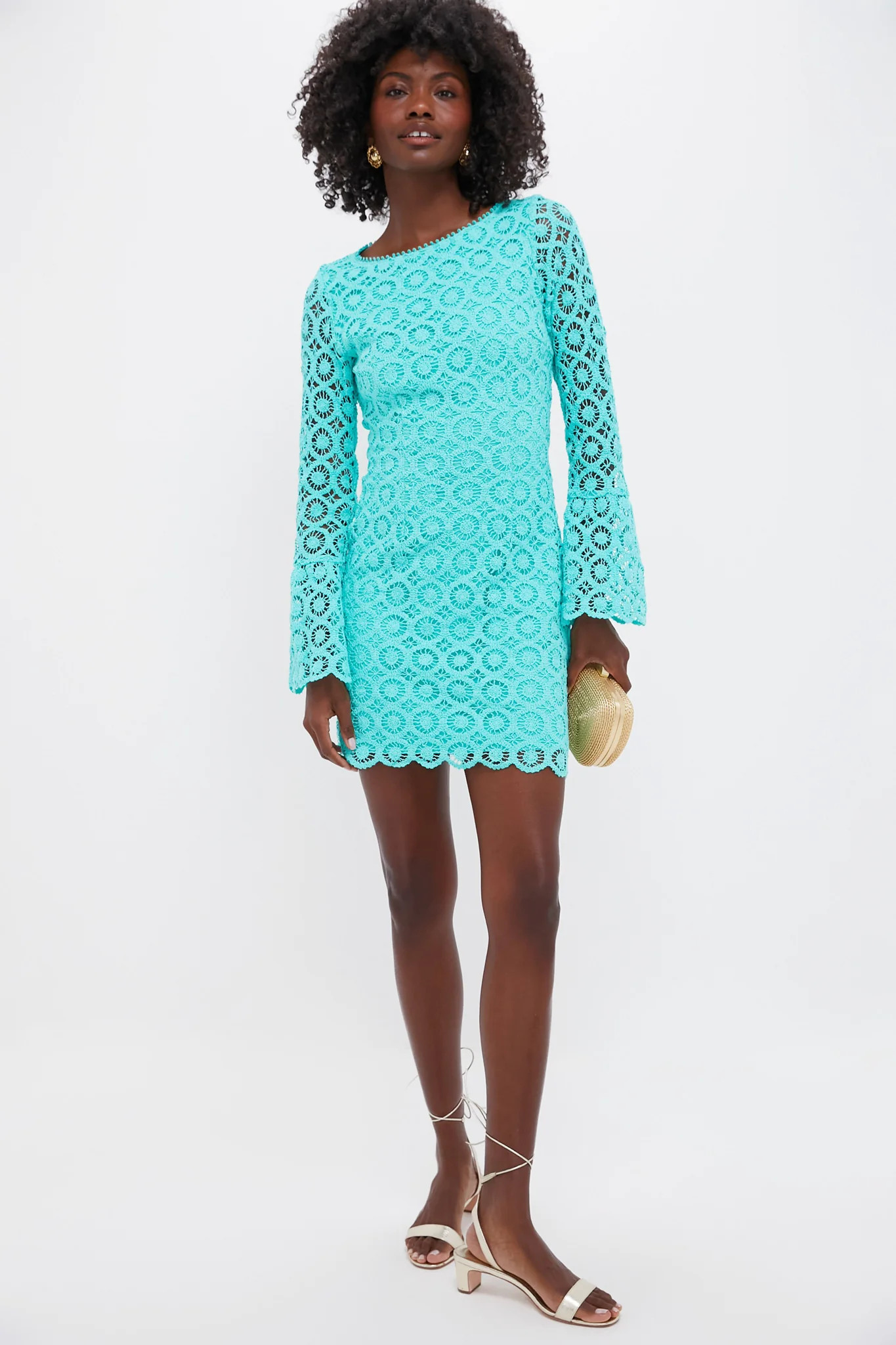 Deep Chlorine Glenda Mini Dress | Tuckernuck (US)