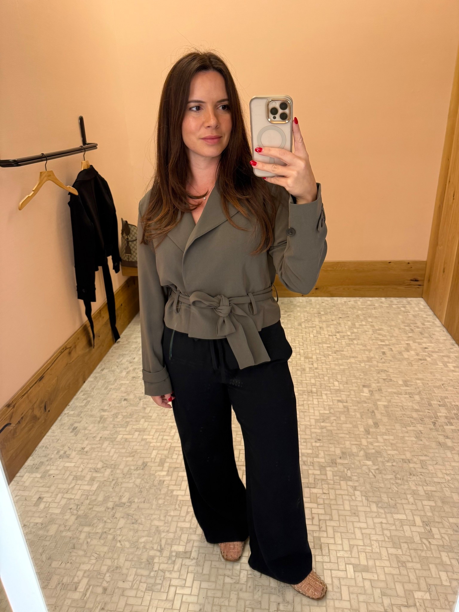 On sale✨
Wearing XS in trench coat - runs big/size down one size
Wearing Small/short in pants 

Work wear. Aritzia. Sale alert. Petite style. 


#LTKSaleAlert #LTKWorkwear #LTKPetite