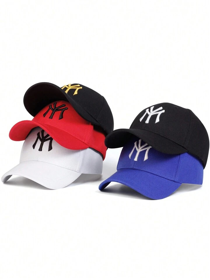 Trends1pc - Unisex Baseball Cap With Embroidered Letters, Adjustable Casual Hat, Sun Protection, ... | SHEIN