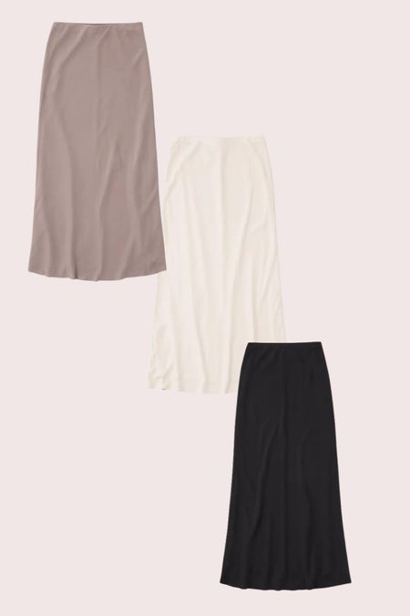 Satin maxi skirts for summer 

#LTKunder100 #LTKstyletip #LTKunder50