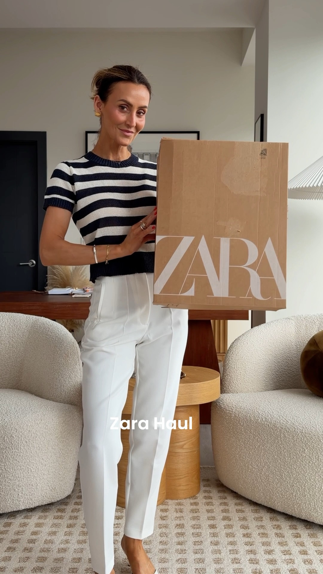 Zara haul vol. 20 🤍✨ spring has sprung and I’m here for it! Comment ZARA and I’ll send you links.

White pants, stripped knit spring sweaters, crops jackets, jeans outfits, elevated casual outfits for all occasions including Mother’s Day weekend! 

#LTKootd #LTKgrwm #LTKMothersDay