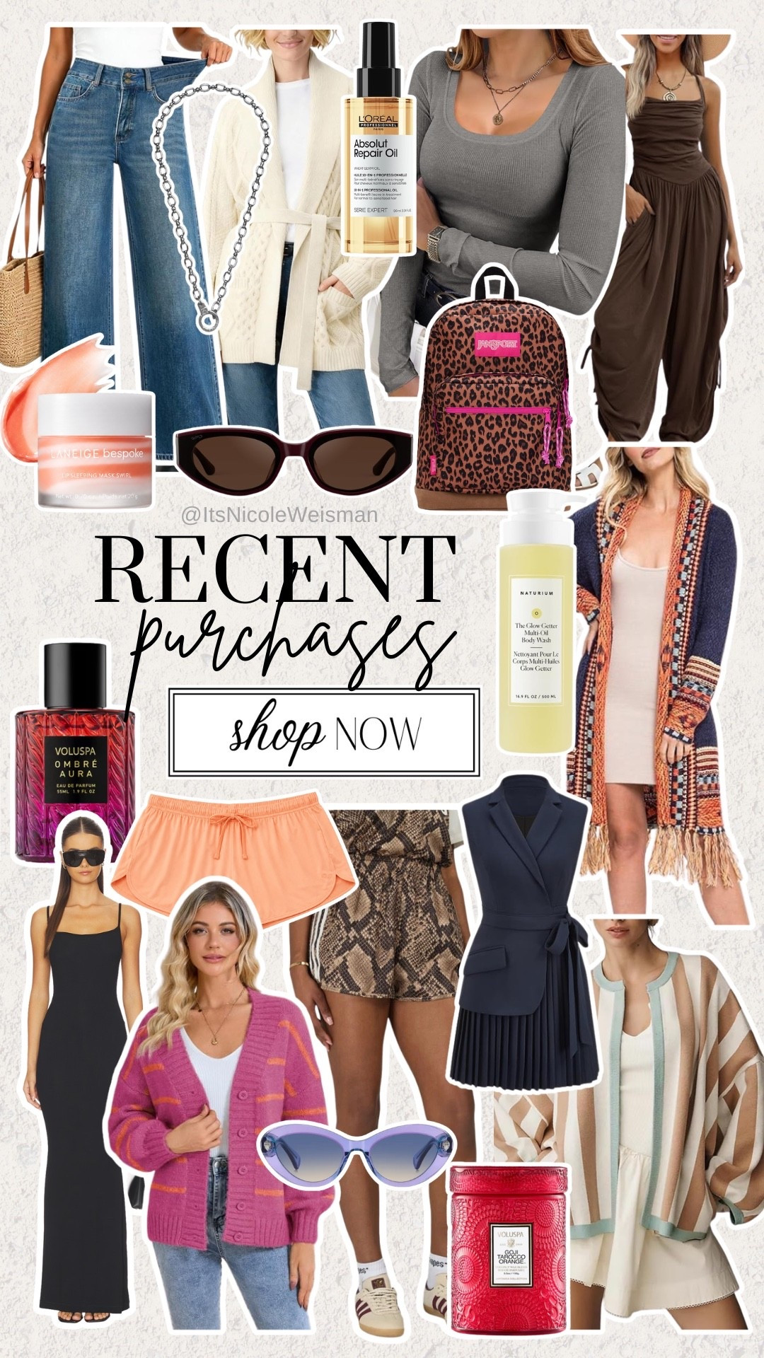 Recent Fashion & Beauty Purchases

#LTKMidsize #LTKBeauty #LTKootd