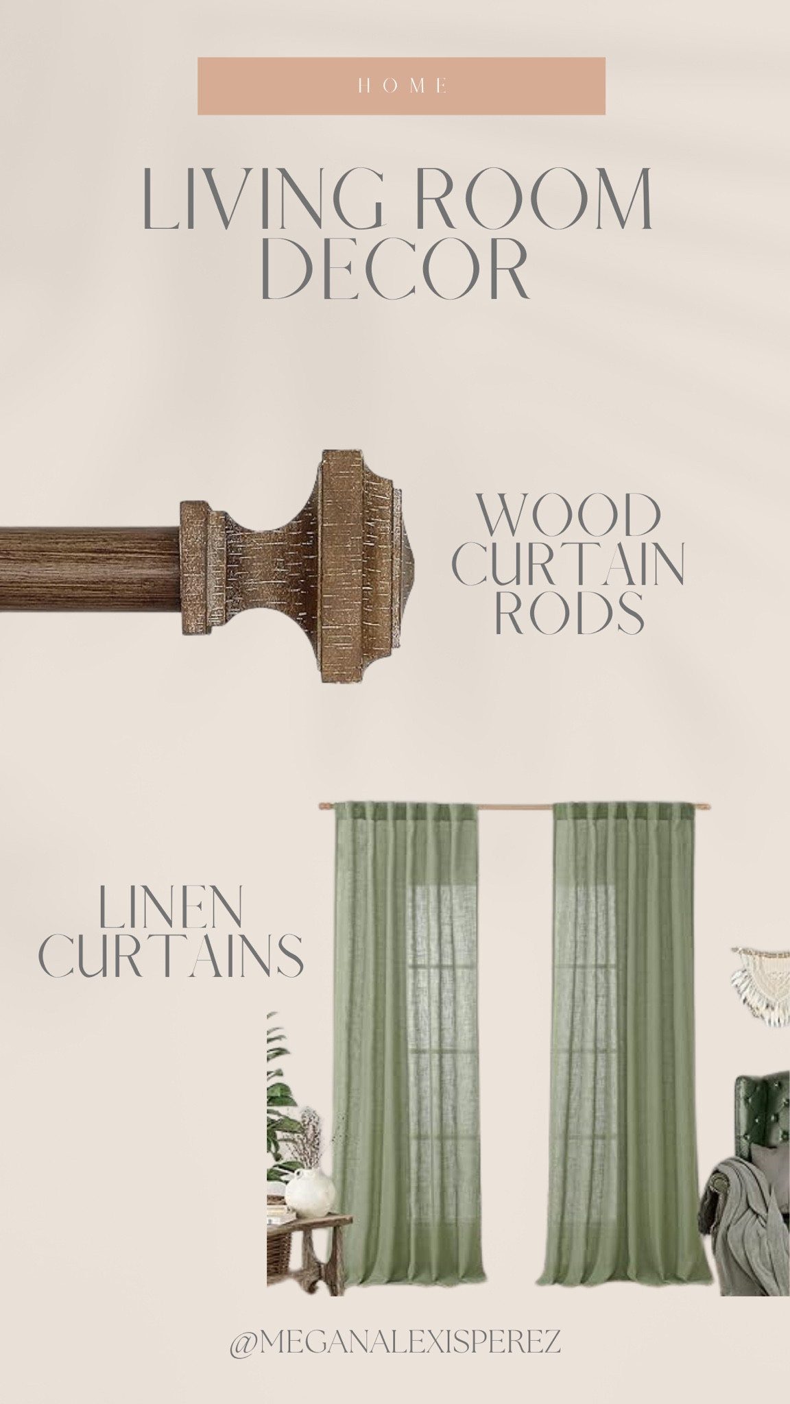 Just purchased these two items for our home and I’m in love! I personally lean more towards a European/Modern vibe in my home so these wood treated curtain rods were perfect. And a great price point for those on a budget! The linen blend curtains are gorgeous and the green shade is perfect. Very much true to color from the photos. Get 20% off the curtain rods with their coupon and save on the curtains as well right now! 

#LTKSaleAlert #LTKHome #LTKFindsUnder50