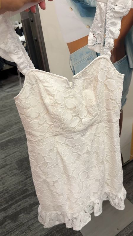 White Summer Lace Slip Dress #targetcircleweek

#LTKfindsunder50 #LTKsalealert #LTKxTarget