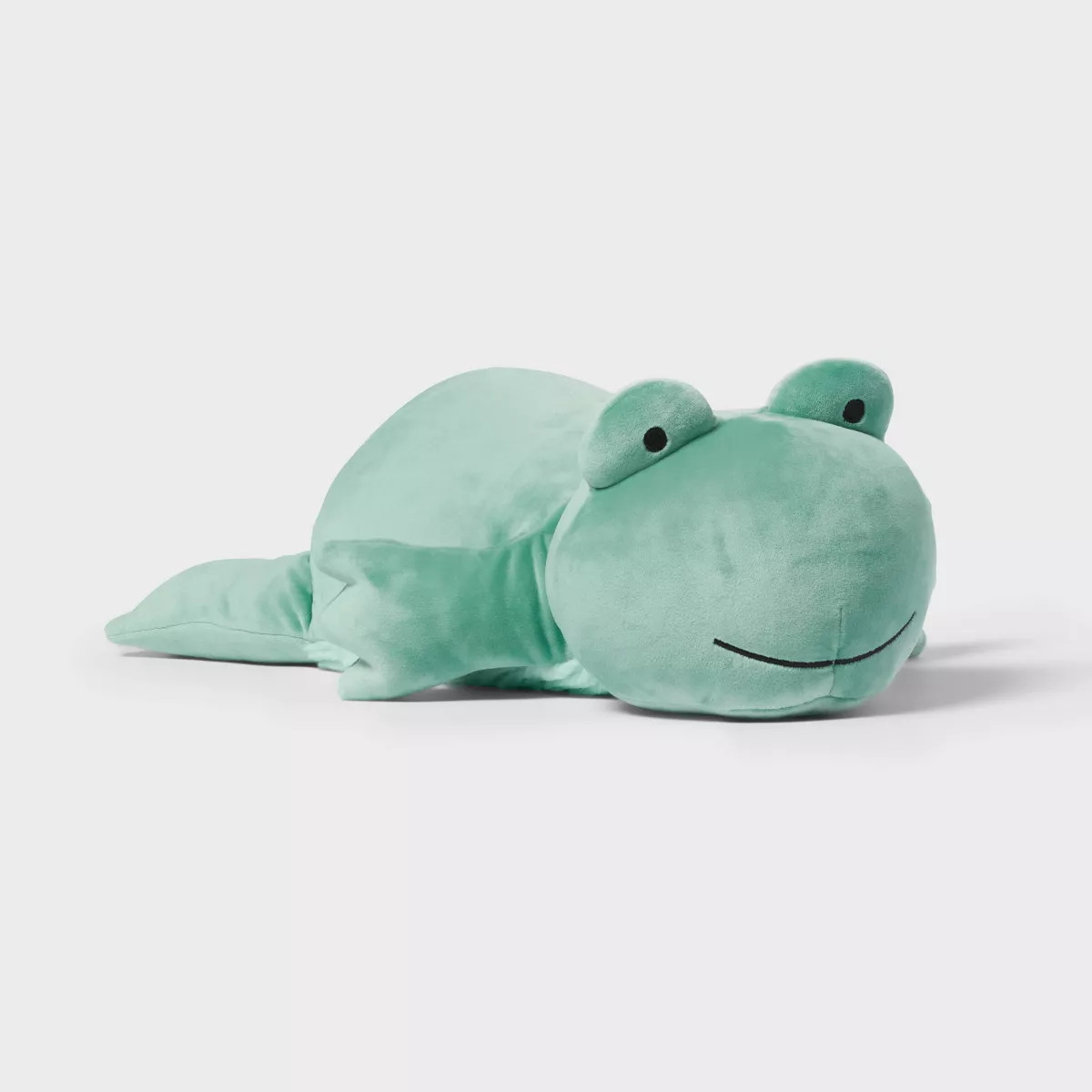 Frog Weighted Plush Kids' Throw Pillow Green - Pillowfort™ | Target