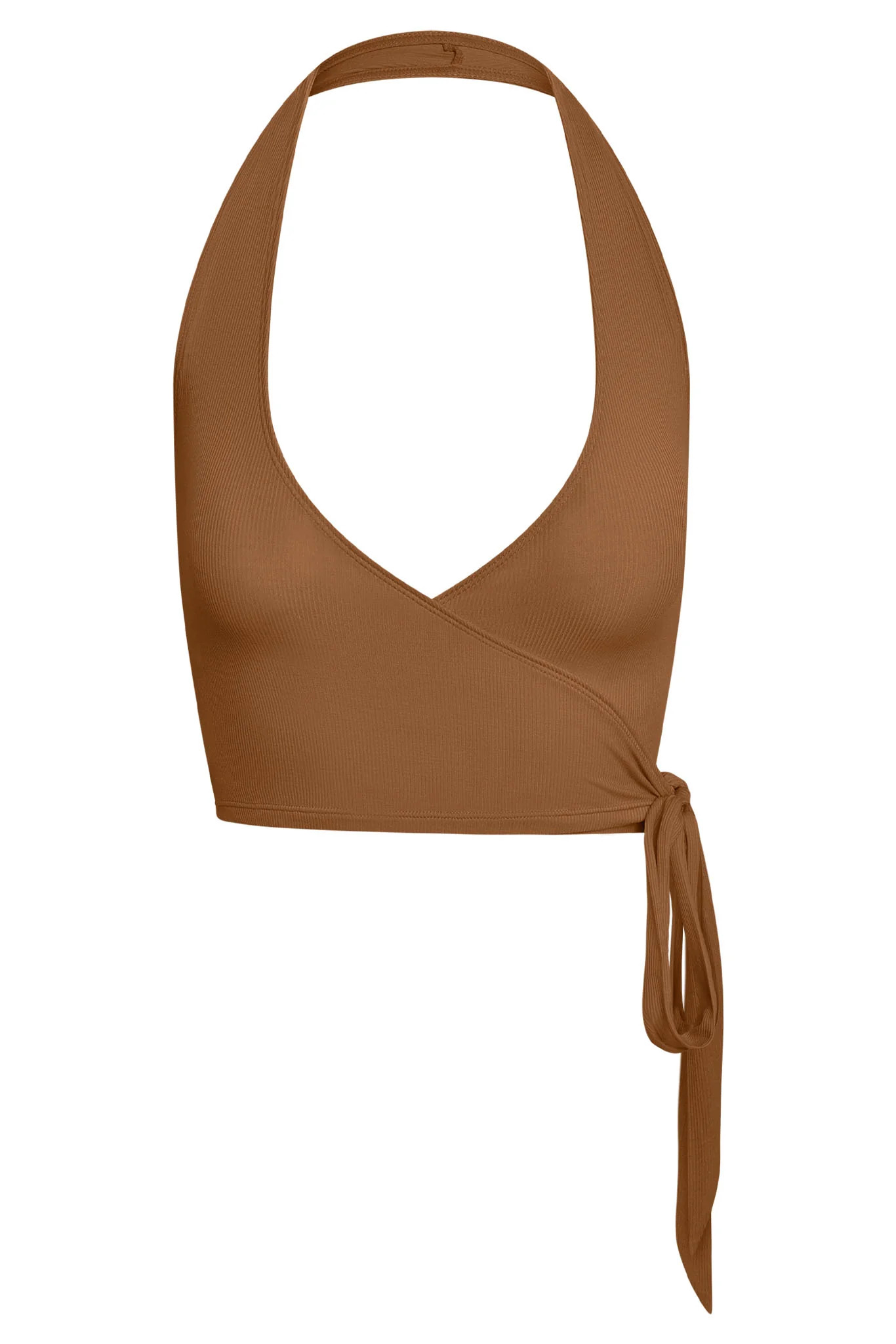 Yosemite Sleeveless Top - Caramel Lightweight Rib | Monday Swimwear