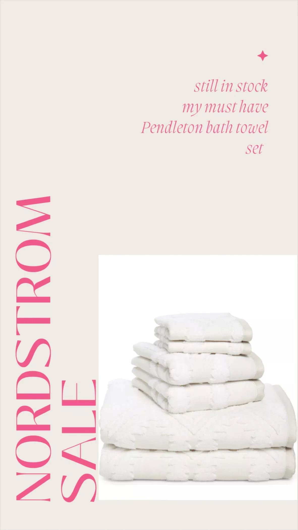 Pendleton White Sands Bath Towel curated on LTK