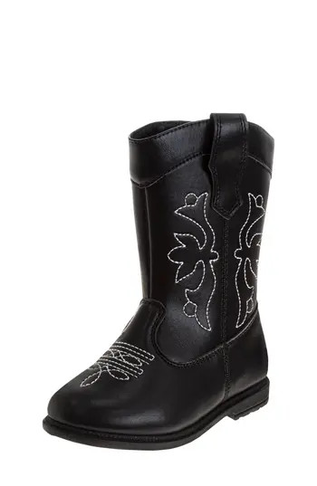 Laura Ashley Kids' Cowgirl Boot in Black at Nordstrom Rack, Size 10 | Nordstrom Rack