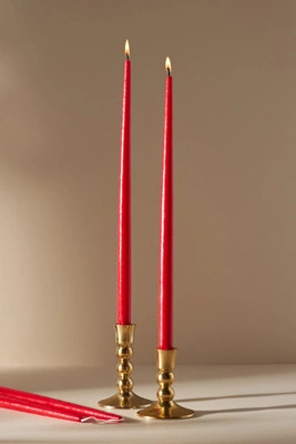 18" Classic Taper Candles, Set of 4 | Anthropologie (US)