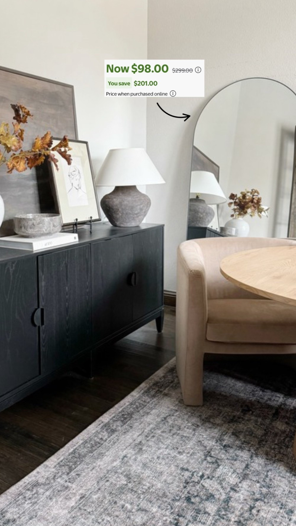 Our oversized arch mirror (best seller) is currently on MAJOR deal! It’s available online only. 

Home decor
Arch mirror 
Fall home decor 

#LTKHome #LTKSaleAlert #LTKFindsUnder100