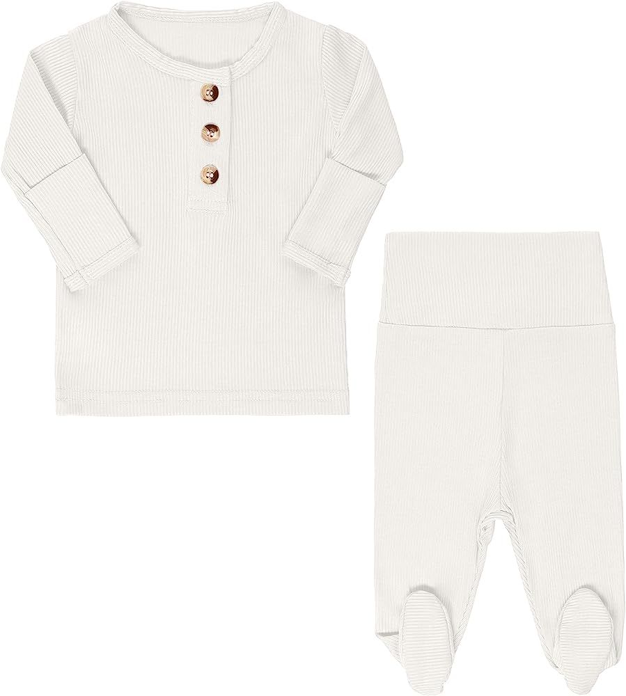 Top + Bottom Unisex Going Home Outfit Baby Boy - Girl | Newborn Boy Take Home Outfit Set | Amazon (US)