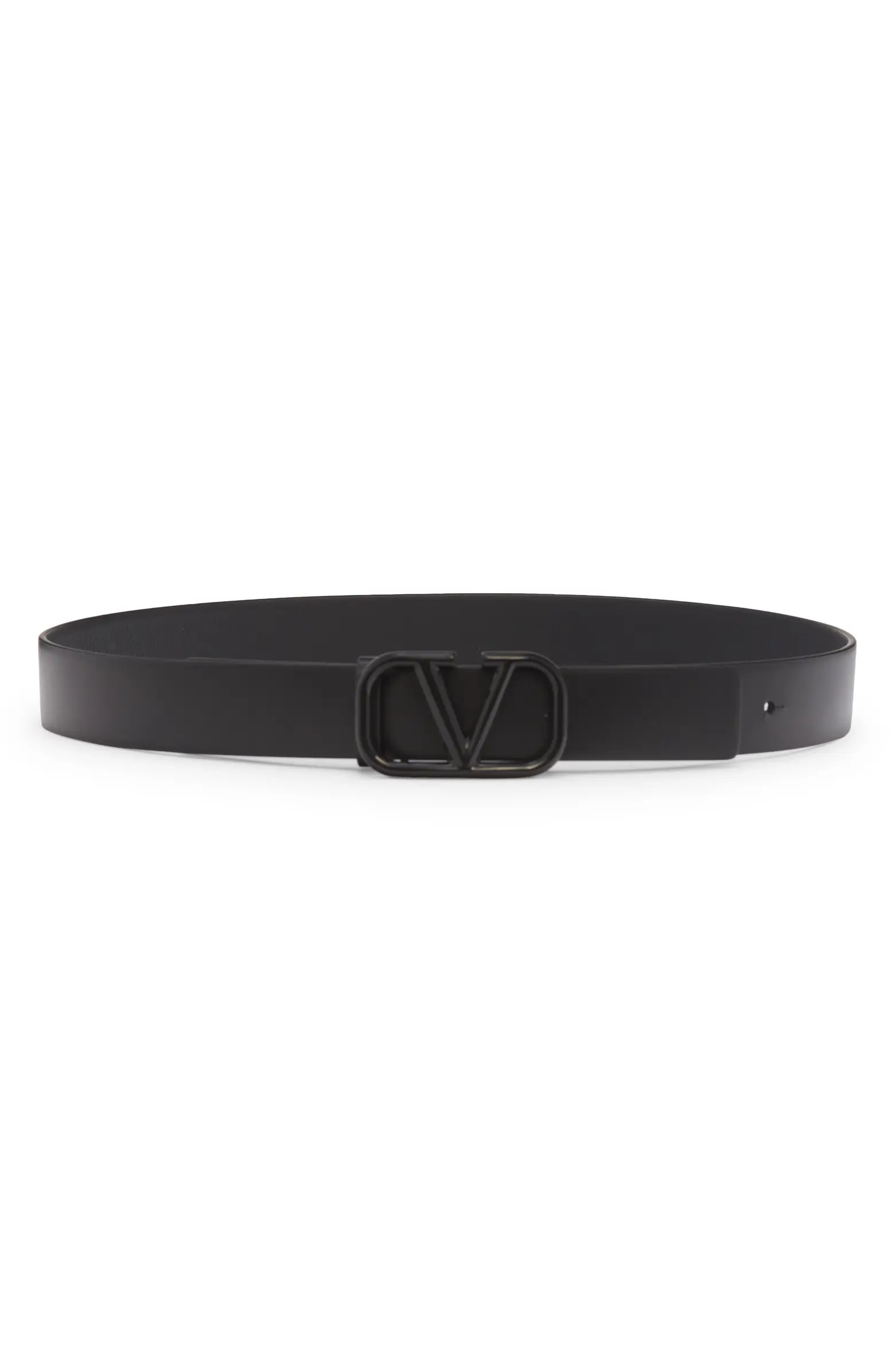 Valentino Garavani VLOGO Buckle Leather Belt | Nordstrom | Nordstrom