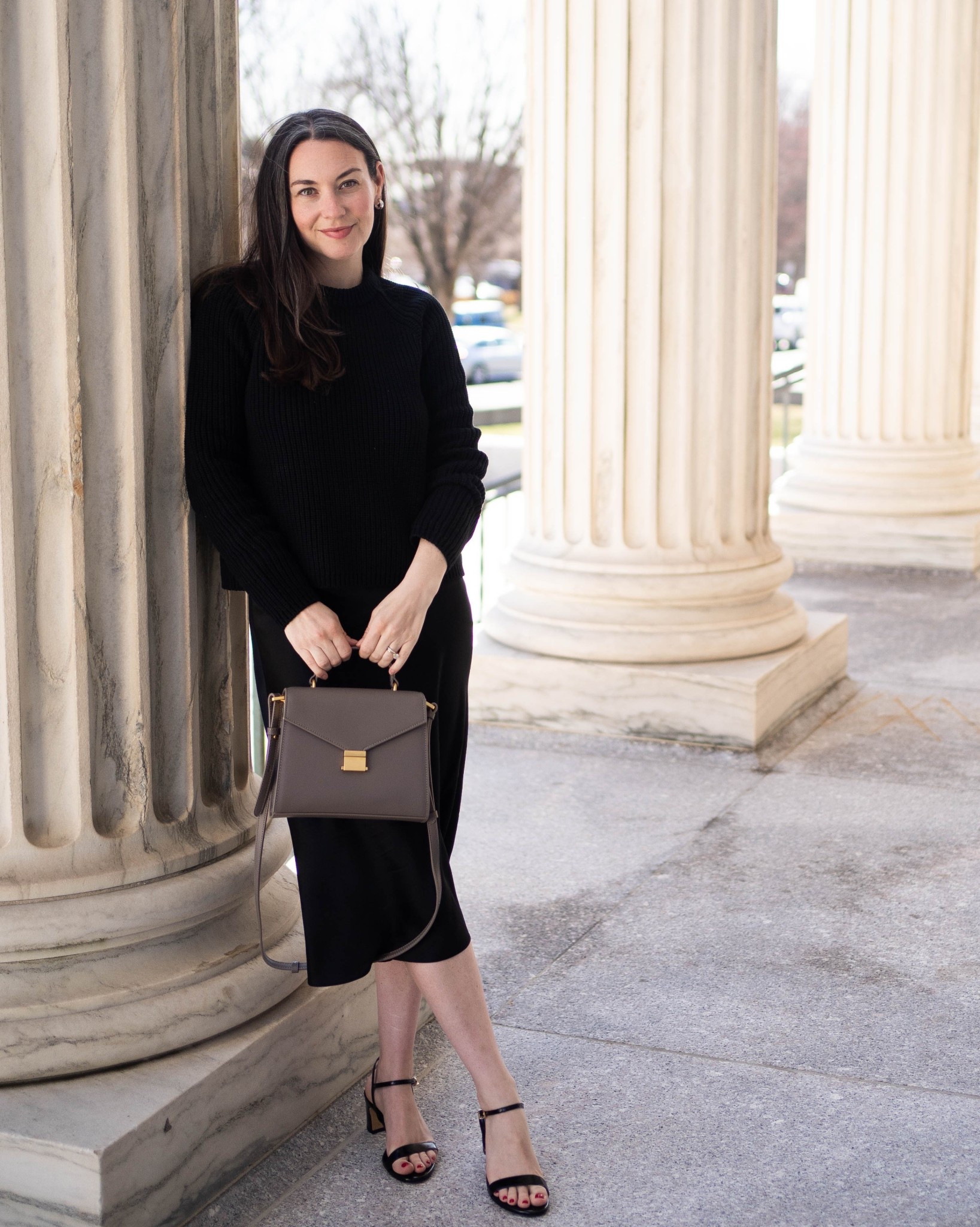 Wearing my favorite Quince finds—this washable silk slip dress and organic cotton fisherman sweater are the perfect mix of luxe and effortless. ✨ Love that Quince is all about quality, affordability, and sustainability—premium pieces that last, at prices that make sense. @onequince #quincepartner