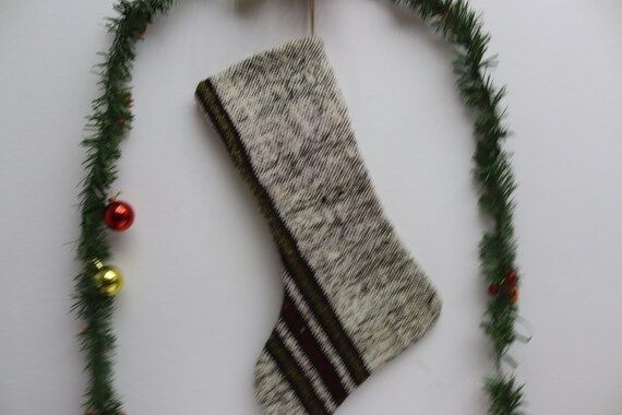 Christmas Tree Decorative Socks New Year Kilim Stocking 11x18 - Etsy | Etsy (US)