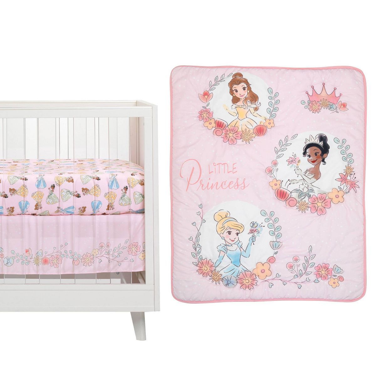 Lambs & Ivy Disney Baby Princesses Crib Bedding Set - 3pc | Target