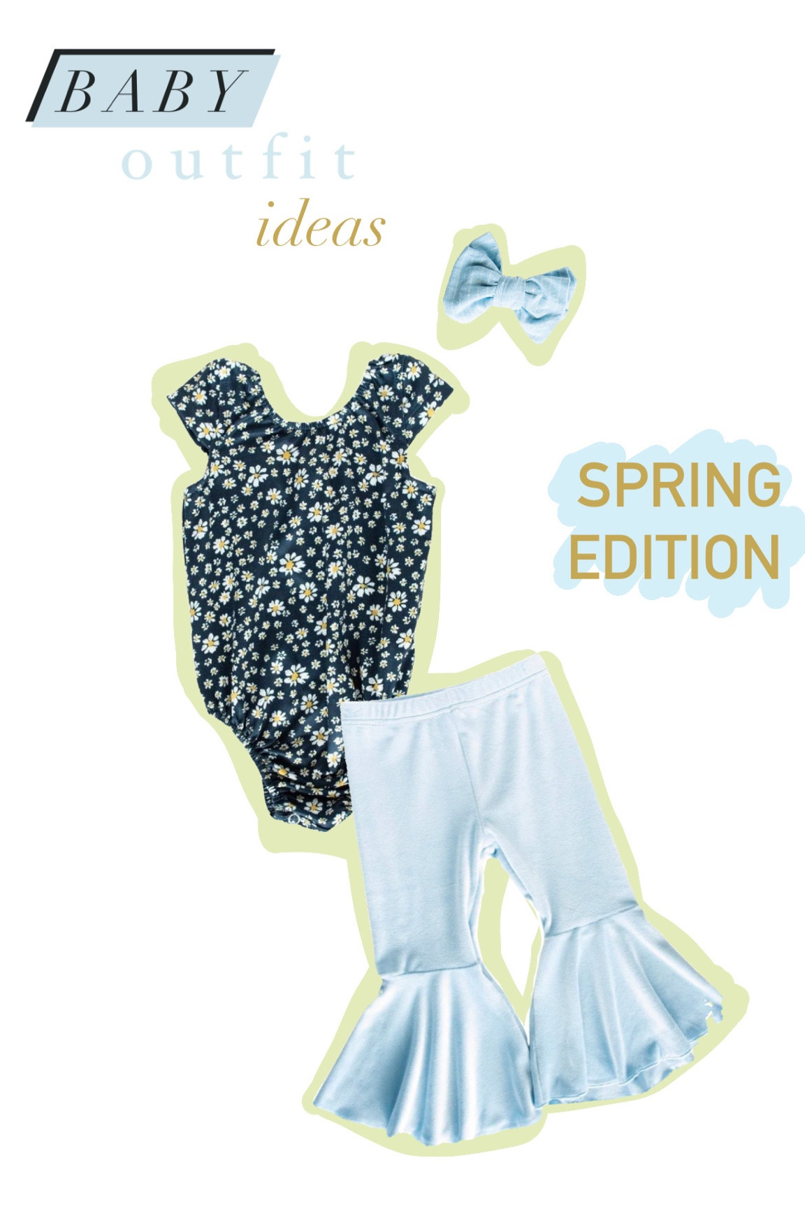 The Cutest Baby Girl Outfit for Spring !!! 💛💙
baby girl onesie. baby top. leotard. baby bell bottoms. baby bow. blue. easter outfit. spring outfit. trendy. stylish. cute. sale.


#LTKkids #LTKSeasonal #LTKbaby