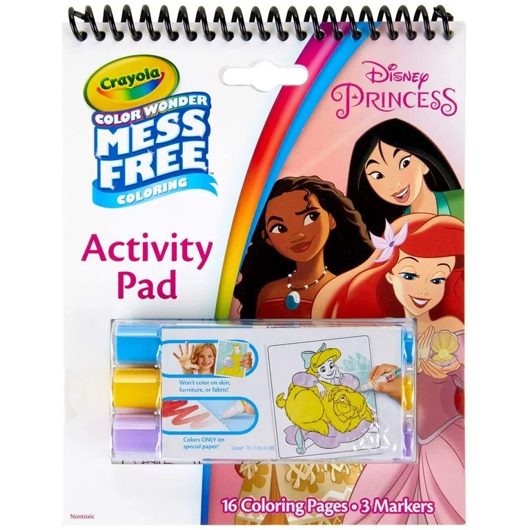Crayola Color Wonder Disney Princess Mess Free Coloring Set, Beginner  Unisex Child | Walmart (US)