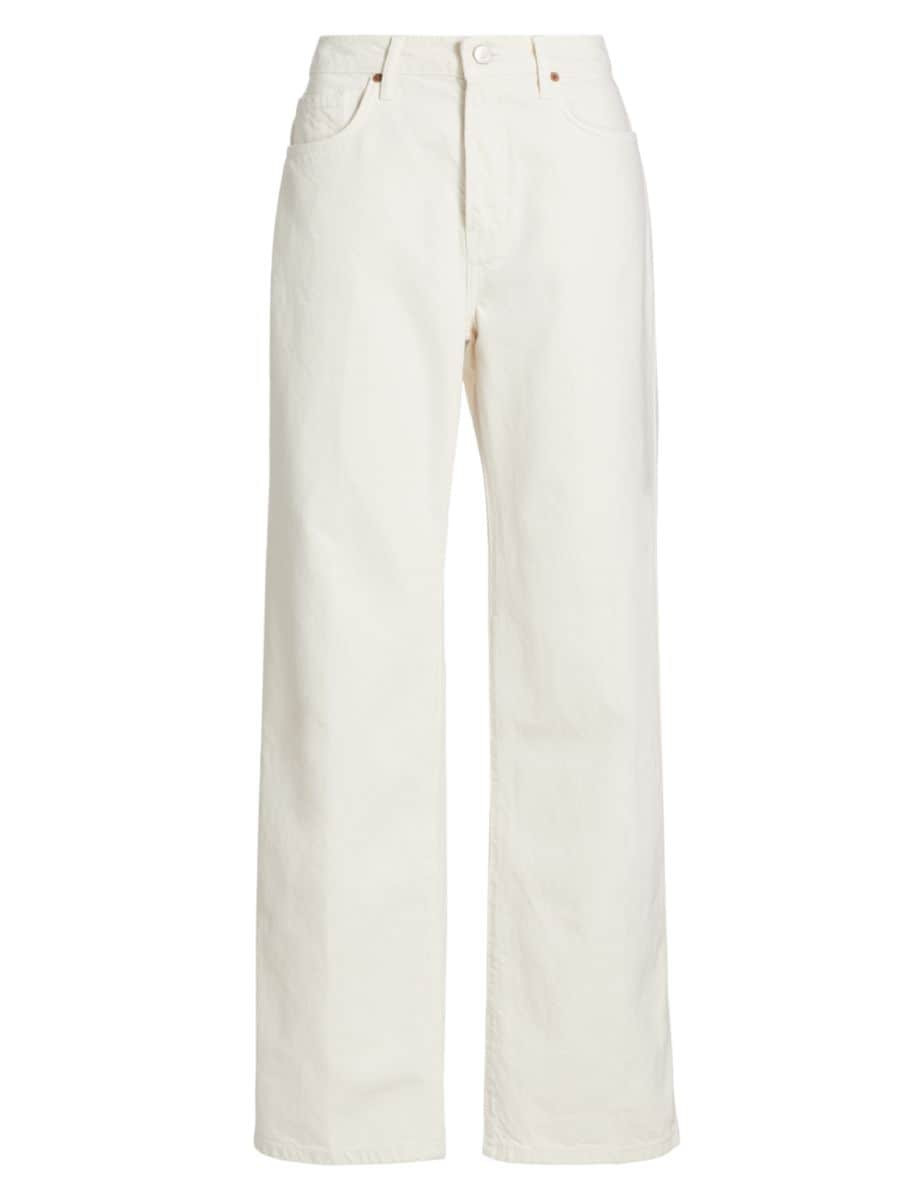 Val ’90s Mid-Rise Straight-Leg Jeans | Saks Fifth Avenue