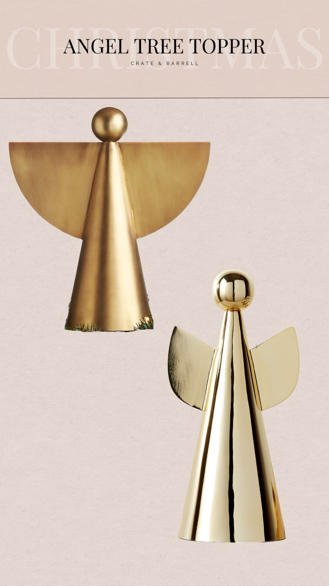 gorgeous brass angel tree toppers! which one is your favorite? #angeltreetopper #christmastree #christmasdecor #christmasangel #treetopper #christmastreetopper #homedecor #angel

#LTKHoliday #LTKhome #LTKSeasonal