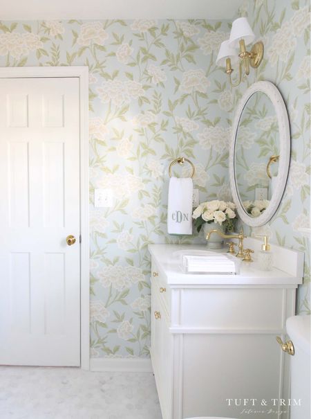 The garden bathroom 🪴

#bathroom #bathroomdesign #bathroomdecor #wallpaper

#LTKhome