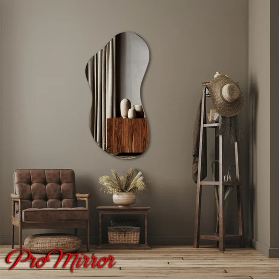 Modern Asymetrical Mirror İrregular Mirror Wall Mirror - Etsy | Etsy (US)