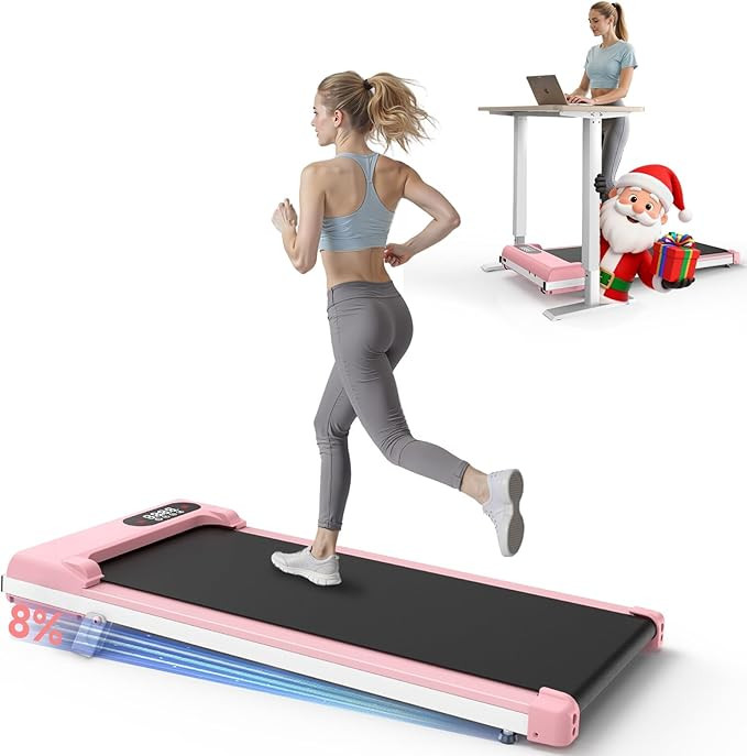 Incline Walking Pad, 3 in 1 Under Desk Treadmill with Ultra Quiet < 40dB, 2.5HP Portable Treadmil... | Amazon (US)