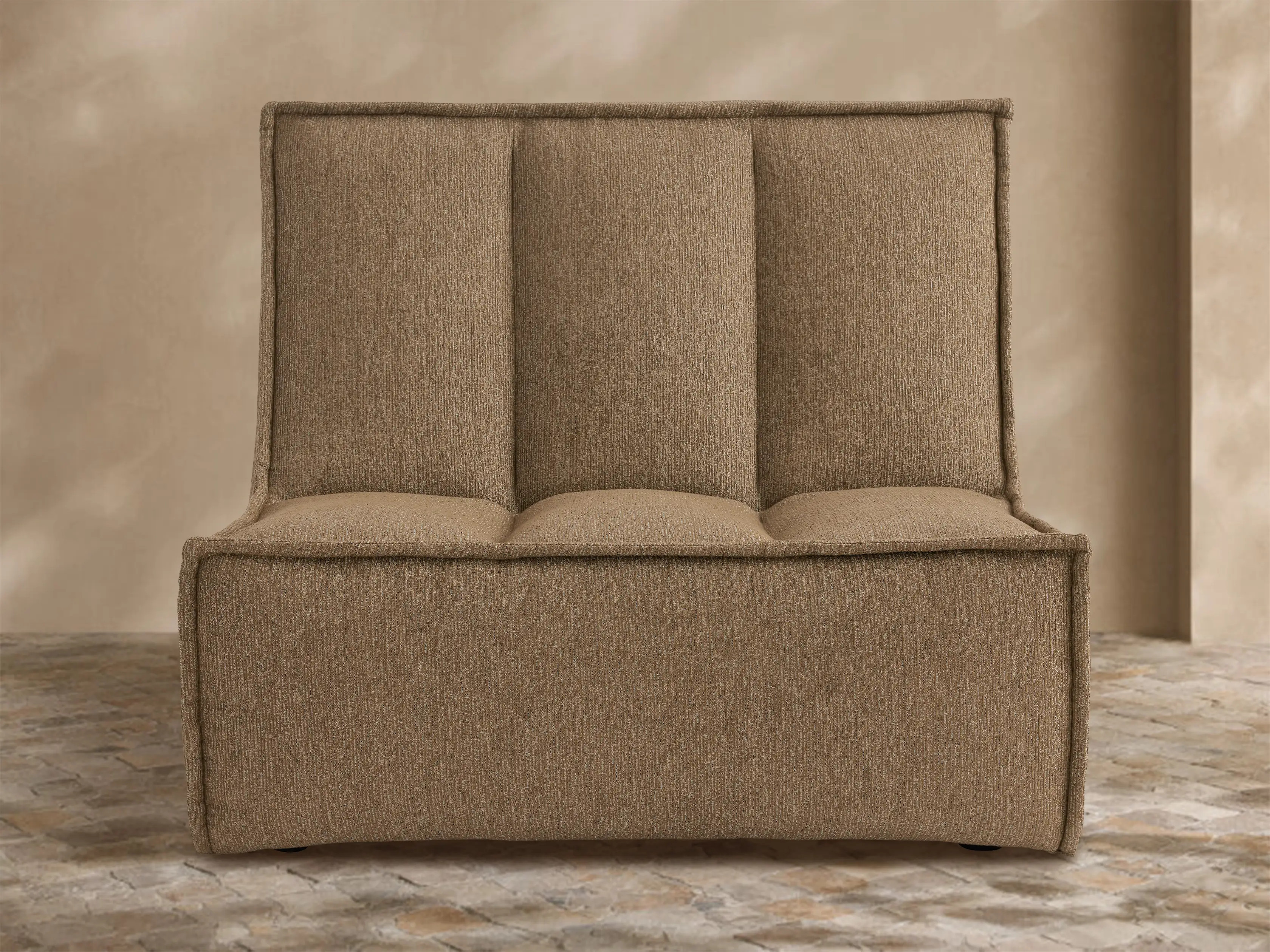 Porto Outdoor Armless Chair | Arhaus