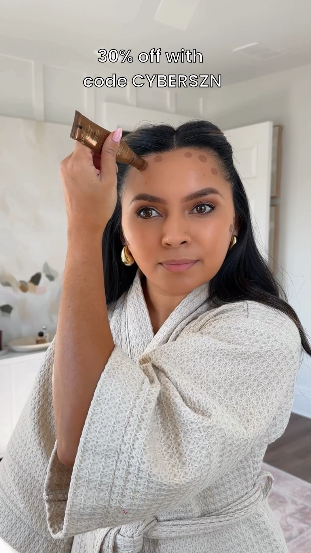 30% off code CYBERSZN 
Contour bronzer shade cool bronze
Blush shade pink
White eyeliner shade nude
Mascara shade black
Lip liner shade rosy brown
Lipgloss shade coconut

Spring makeup
Pink blush 
Brown skin makeup
Indian makeup
Pink lip gloss
Glowy makeup 
Tarte
Bronze makeup
Bronze 
Highlighter
Eyeliner
Mascara 

Comment SHOP below to receive a DM with the link to shop this post on my LTK ⬇ https://liketk.it/56Vky #ltkfindsunder50 #ltkbeauty #ltksalealert

#LTKWatchNow 


#LTKCyberWeek #LTKGiftGuide #LTKBeauty