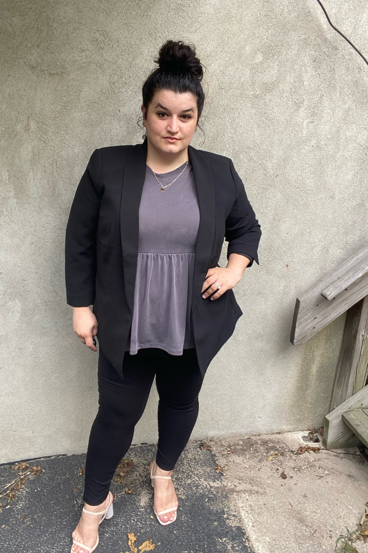 Pink lily post! A peplum top you can NEVER go wrong. This is perfect for when I want to look cute and not wear anything tight. I wore this during pregnancy/maternity and post birth. I paired mine up with a black girl boos blazer and tights. Nude sandals for the win! This is one of my favorite fall outfits. It’s versatile for the office and for teachers 

#LTKSale #LTKunder100 #LTKsalealert