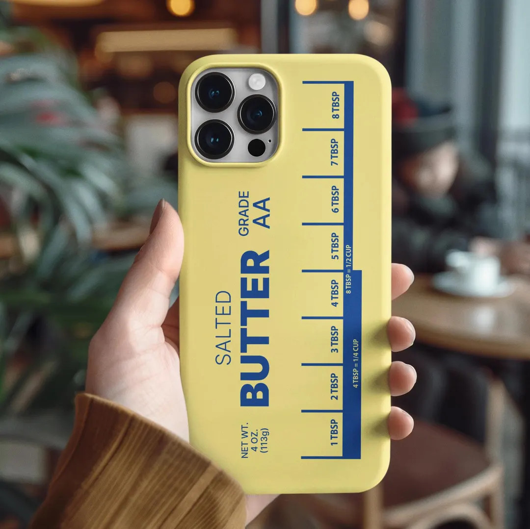 Salted Butter Phone Case | Funny Phone Case iPhone and Galaxy | Butter Stick Phone Case | Cute Ph... | Etsy (US)