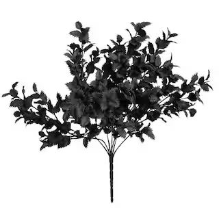 18" Black Lemon Leaf Halloween Bush by Ashland® | Michaels | Michaels Stores