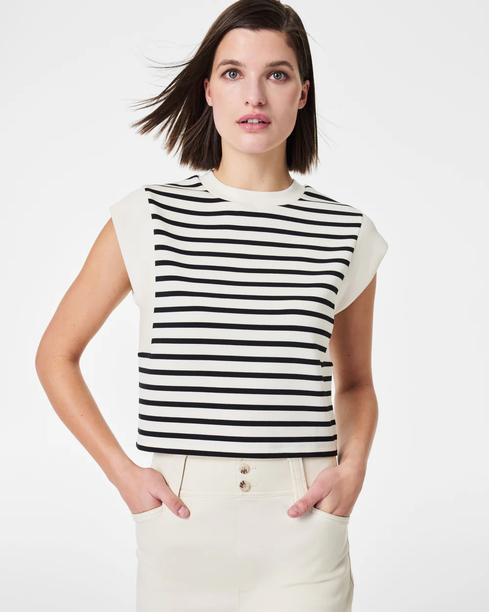 AirEssentials Cap-Sleeve Tee | Spanx