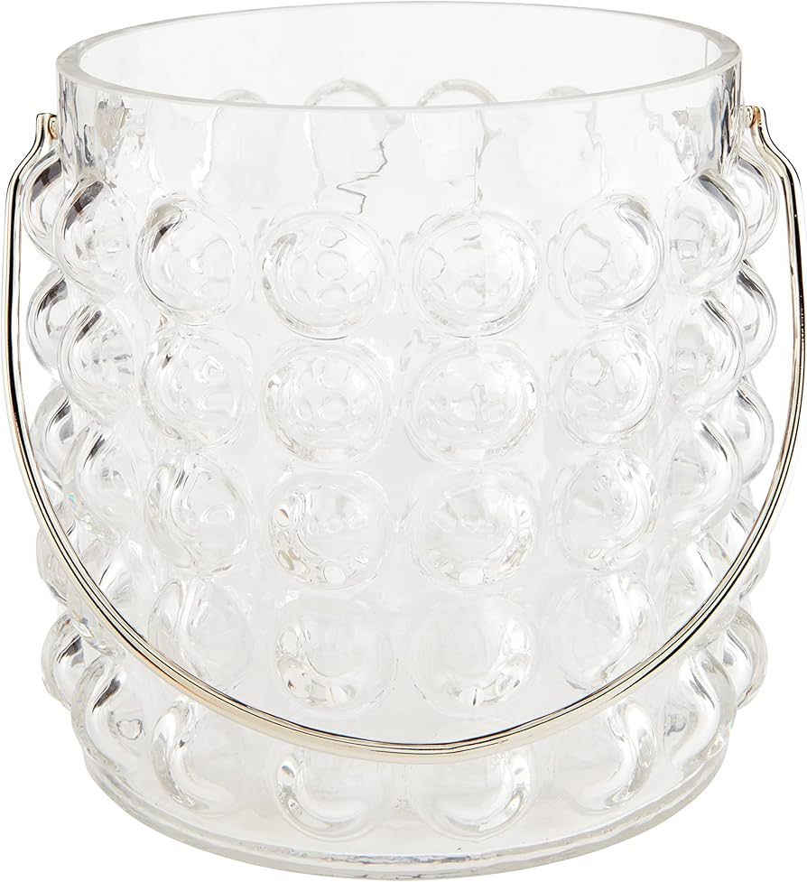 Mud Pie Bubble Glass Ice Bucket; 8" X 7" Dia Clear | Amazon (US)
