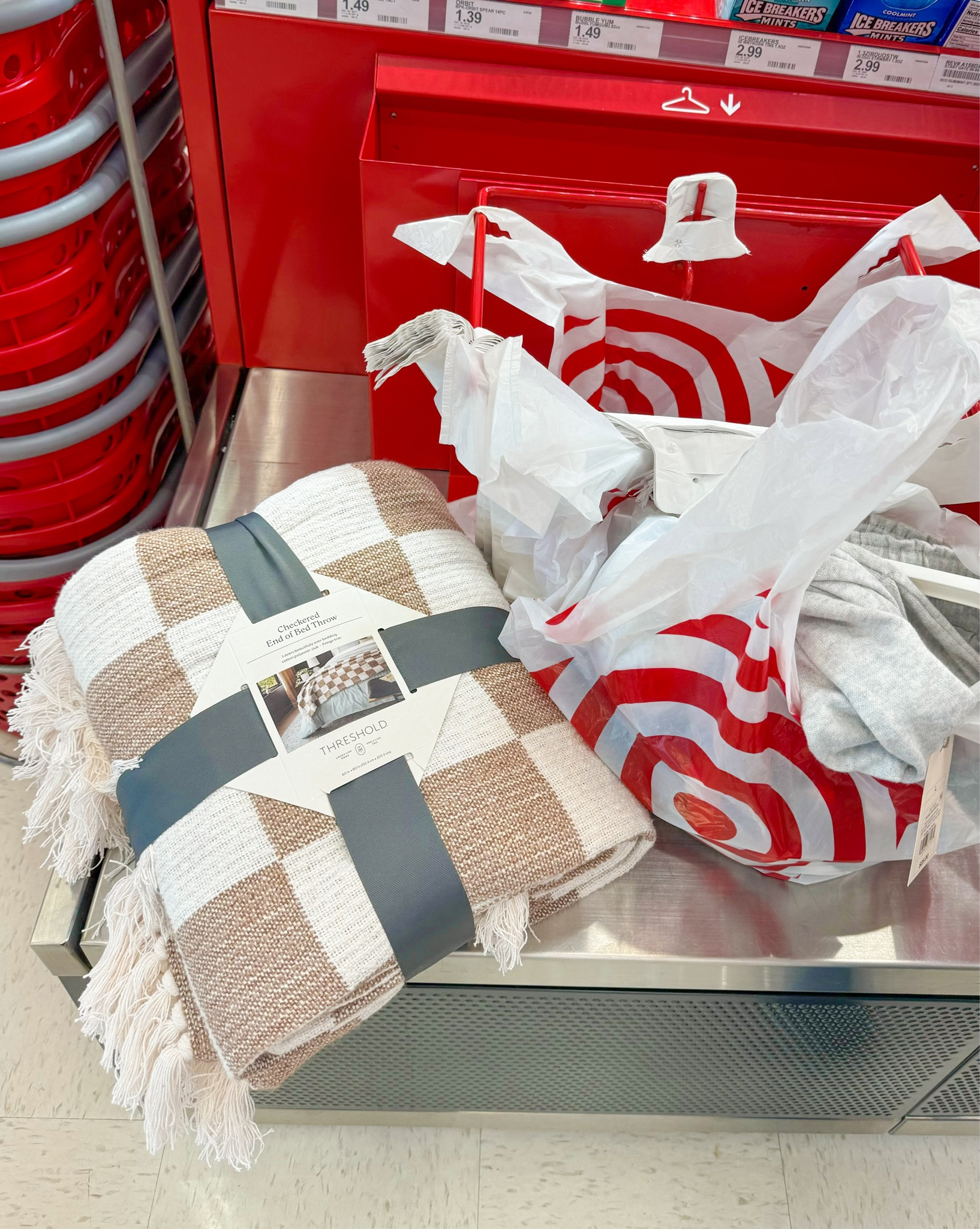 Checkered Target Blanket!! So cute and excited about this 