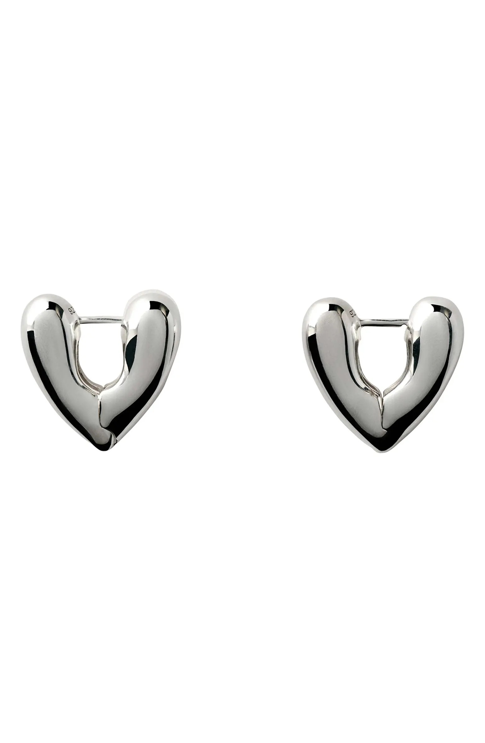 Small Heart Hinge Hoop Earrings | Nordstrom