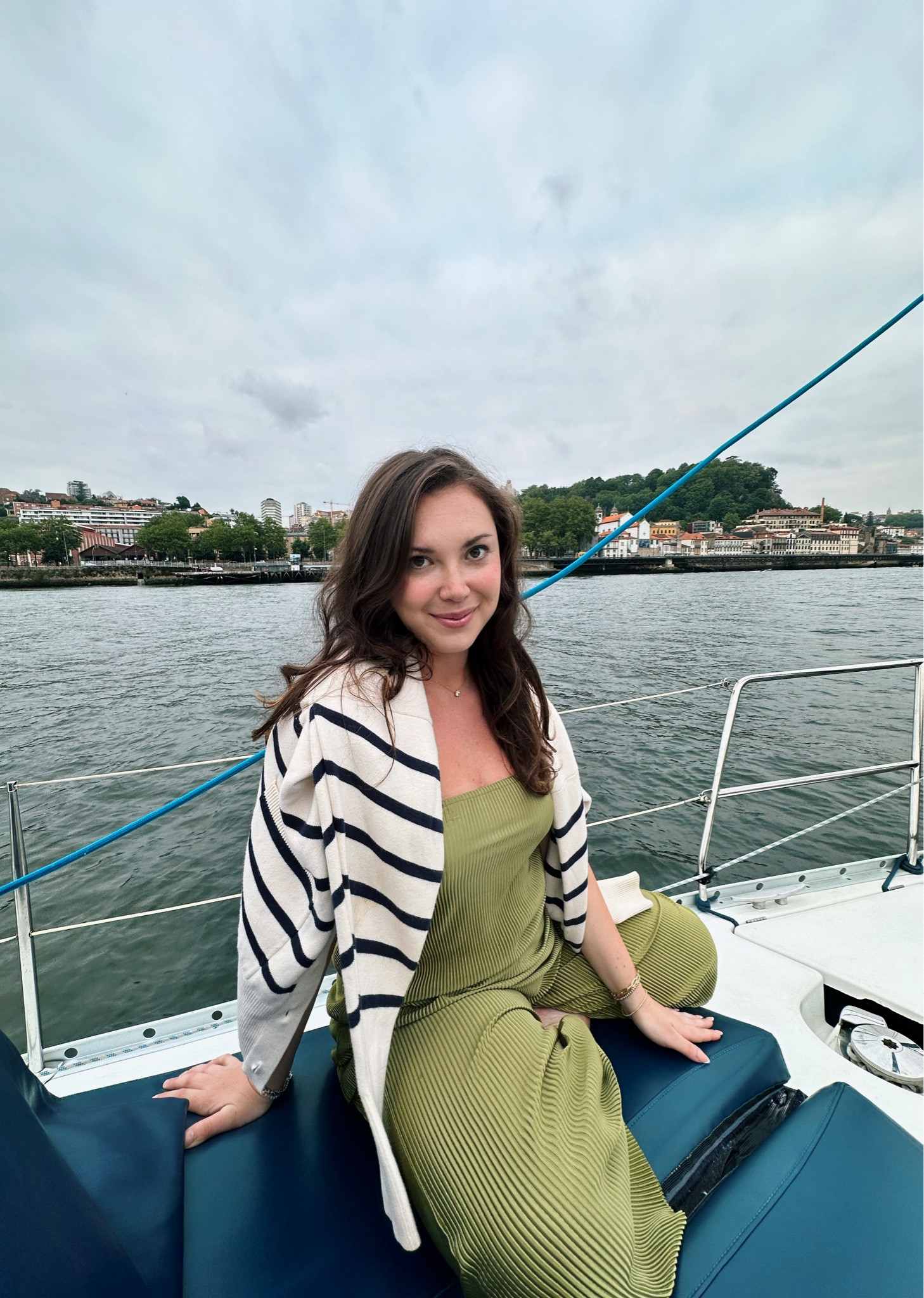 Sunset boat cruise on the Douro river outfit 💚

#LTKSeasonal #LTKSummerSales #LTKTravel