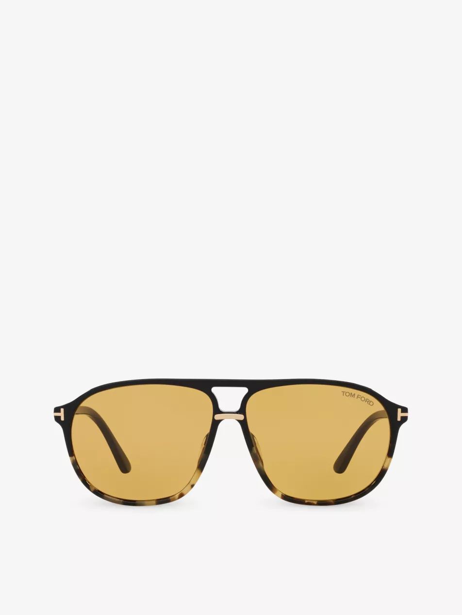 TR001634 Bruce square-frame polyamide sunglasses | Selfridges