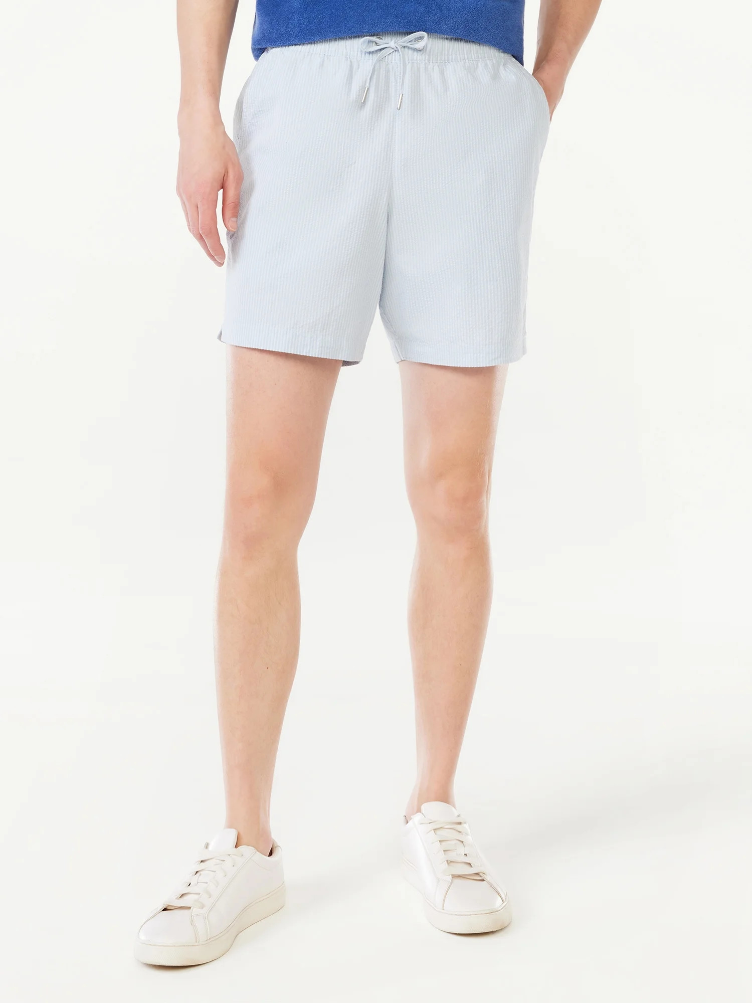 Free Assembly Men's Seersucker Vacation Shorts - Walmart.com | Walmart (US)
