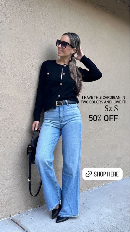 Chanel inspired cardigan os true to size / wearing sz S
Jeans are true to size - wearing sz 27

Great casual work outfit



#LTKworkwear #LTKfindsunder50 #LTKsalealert