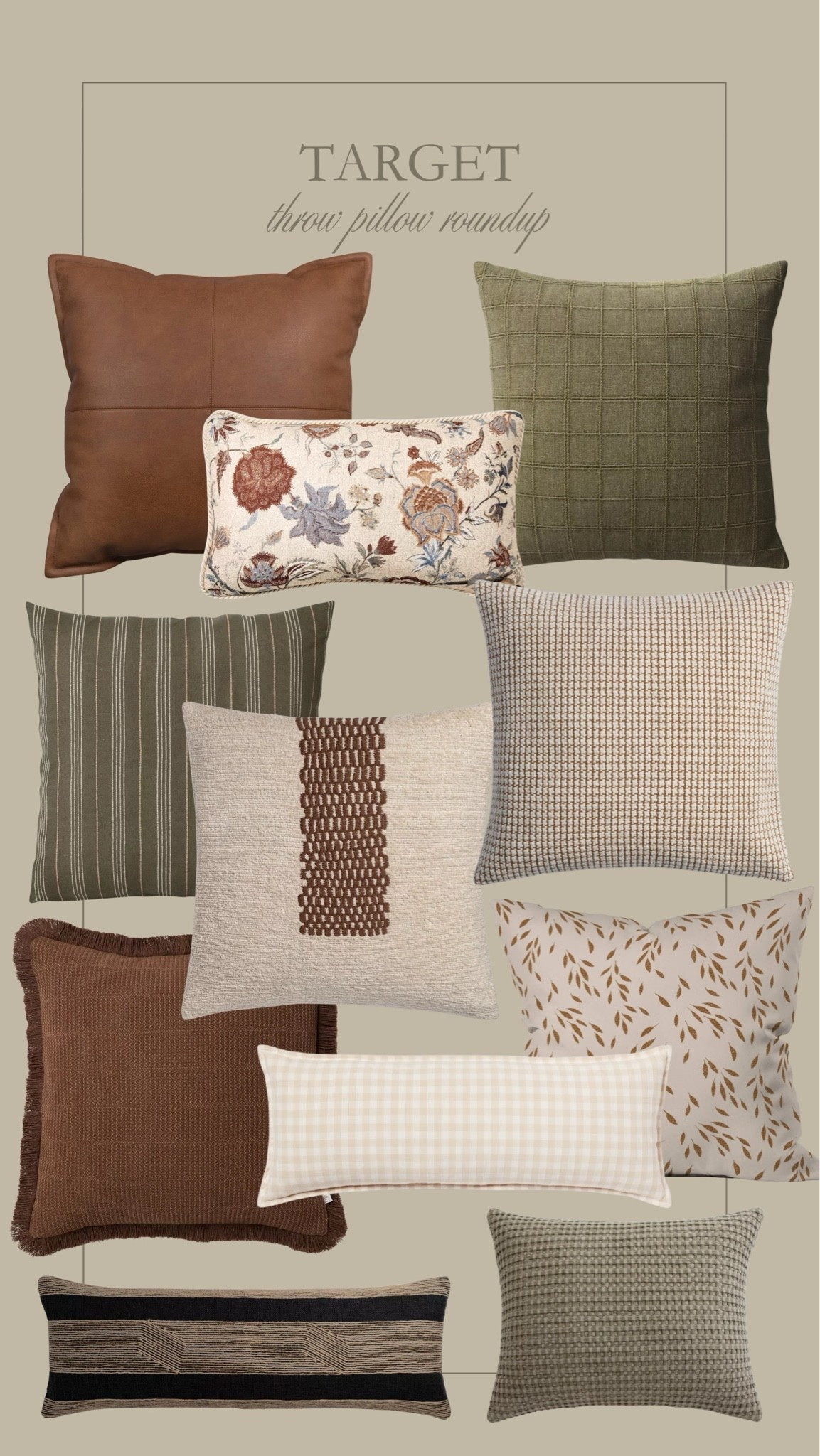 Throw pillows from Target! 😍 I love these pretty neutral decor pieces for the summer and fall season. And, they look so pretty all together too! 🙌🏻

#LTKHome
