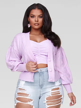 Clementine Knit Cardigan - Fashion To Figure | Fashion To Figure